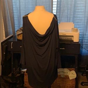 Michael Kors navy blue dress shirt
